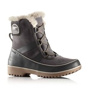 SOREL Womens Tivoli Winter Boots- Quarry Grey- Size 8.5